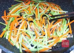 Illustration of how to make asparagus assorted vegetables 10