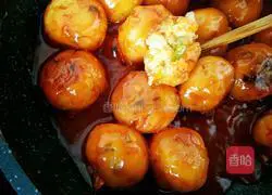 Illustration of how to make sweet and sour tofu balls 12