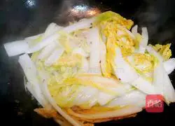 Illustration of how to cook tofu with baby cabbage 3