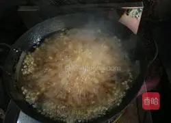 Illustration of how to make fried soybeans 2