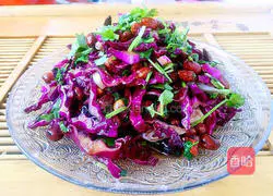 Illustration of how to make sweet and sour purple cabbage 6