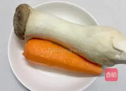 Illustration of how to make fish-flavored king oyster mushrooms 1