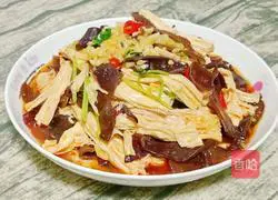 Illustration of how to make cold yuba and fungus 18