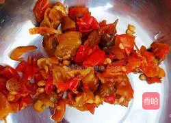 Illustration of how to make pickled cabbage and pork rice rolls 4