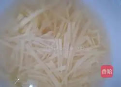 Hot and sour potato shreds recipe 1