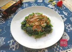 Olives Illustration of how to make spinach with oil sauce 11