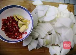 Illustration of how to make pickled radish, an appetizer that must be eaten all year round 1