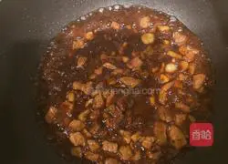 Illustration of how to make minced meat tofu 3