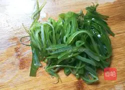 Cold kelp with green onions and kelp Illustration of how to do it 1