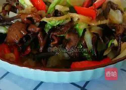 Illustration of how to make stir-fried dried mushrooms and cabbage 8