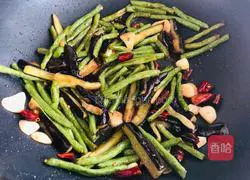 Super fried eggplant and beans, you can't miss it.Illustration 9