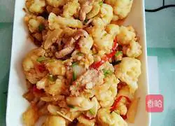 Illustration of how to make fried pork slices with cauliflower 10