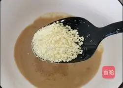 Illustration of how to make sesame sauce mixed with lettuce 6