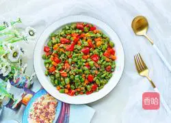 Illustration of how to fry green beans 13