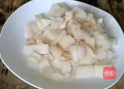 Spicy lotus root dices Illustration of how to do it 1