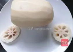 Glutinous rice Illustration of how to make lotus root 4
