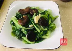 Illustration of how to make fried Chinese cabbage with mushrooms 8