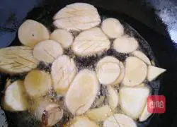Illustration of how to make oil-consuming King Oyster Mushroom 2