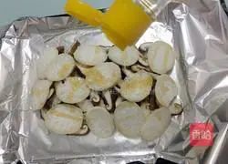 Illustration of grilled assorted mushrooms 10