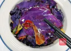 Hot and sour purple cabbage recipe 10