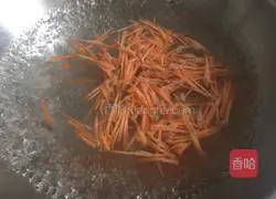 Illustration of how to make cold shredded dried tofu 2