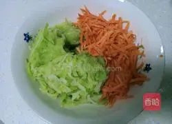 Illustration of how to make vegetable radish meatballs 2