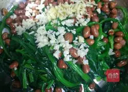 Illustration of how to make the classic quick-serve dish old vinegar peanut spinach 5 that is more delicious than in the store