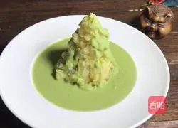 Illustration of how to make green water and green mountains 7