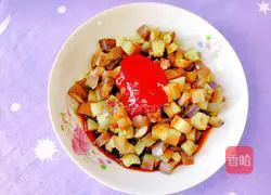 Illustration of how to make oil-free sweet and sour eggplant 8