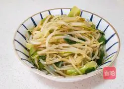 Illustration of how to make stir-fried soybean sprouts 7