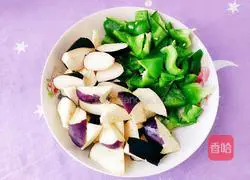 Illustration of how to make three fresh vegetables 3