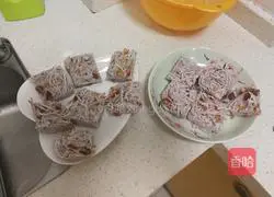 Illustration of how to make pan-fried taro pancake 10