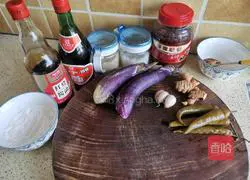 Illustration of how to make fish-flavored eggplant 1