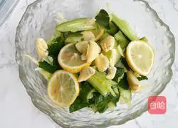 Illustration of how to make cold konjac and cucumber 7