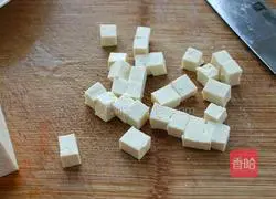 Illustration of home-style spicy tofu 2