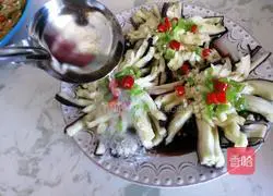 # Steam Dish #Chrysanthemum and Eggplant Recipe Illustration 12