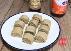 Illustration of braised tofu skin 8