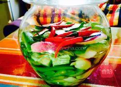 Illustration of how to make Sichuan pickles 12