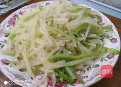 Green pepper and potato shreds (simplified version) recipe 6