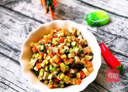 Illustration of how to make cold salad 12