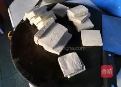 Illustration of how to make homemade water tofu 1