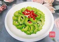 Cold bitter melon (refreshing version) Illustration of how to do it 8