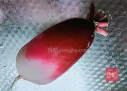 Illustration of how to make shredded onions and radish 1