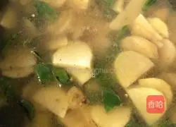 Illustration of how to stew potato slices 6