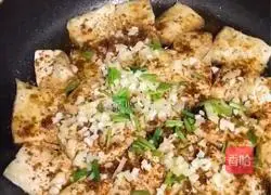 Illustration of how to make sizzling tofu 4
