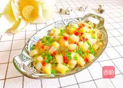 Illustration of how to cook peas, carrots and potatoes 1