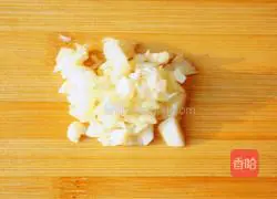 Illustration of how to make garlic fermented fermented water spinach 2