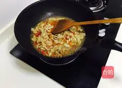 Illustration of how to make spicy bean curd 4 