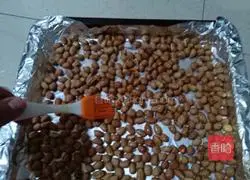 Illustration of how to make spinach and peanuts 7