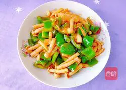 Illustration of how to make oil-consuming seafood mushrooms 14